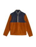 Half Zip Colour Block Micro Fleece