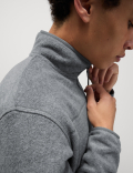 Zip Up Funnel Neck Micro Fleece
