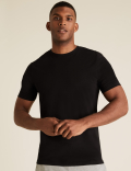 3pk Pure Cotton Crew Neck T-Shirts