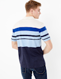 Cotton Striped Polo Shirt