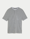 Pure Cotton Baseball Collar Polo