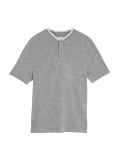 Pure Cotton Baseball Collar Polo