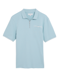 Premium Cotton Half Zip Polo Shirt