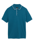 Pure Cotton Tipped Polo Shirt