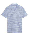 Cotton Rich Textured Revere Polo Shirt