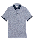 Pure Cotton Dot Print Polo Shirt