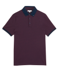 Pure Cotton Dot Print Polo Shirt