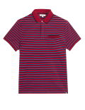 Pure Cotton Striped Polo Shirt