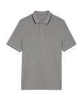 Pure Cotton Pique Tipped Polo Shirt