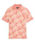 Pure Cotton Palm Print Polo Shirt