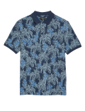 Pure Cotton Palm Print Polo Shirt