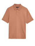 Pure Cotton Geometric Polo Shirt