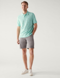 Pure Cotton Cactus Print Polo Shirt