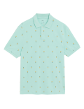 Pure Cotton Cactus Print Polo Shirt