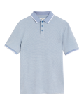Modal Rich Tipped Collar Polo Shirt