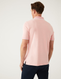 Modal Rich Tipped Collar Polo Shirt