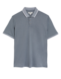 Modal Rich Tipped Collar Polo Shirt
