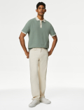 Cotton Rich Textured Polo Shirt