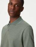 Pure Cotton Tipped Pique Shirt