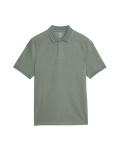 Pure Cotton Tipped Pique Shirt