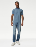 Pure Cotton Tipped Pique Shirt