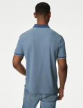 Pure Cotton Tipped Pique Shirt