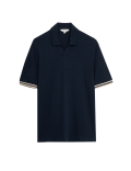 Pure Cotton Tipped Polo Shirt