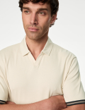 Pure Cotton Tipped Polo Shirt