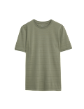 Pure Cotton Textured T-Shirt