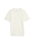 Pure Cotton Textured T-Shirt