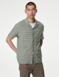 Cotton Rich Button Through Polo Shirt