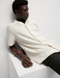 Cotton Rich Seersucker Polo Shirt