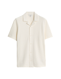 Cotton Rich Seersucker Polo Shirt