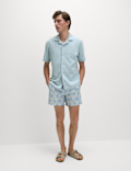 Cotton Rich Seersucker Polo Shirt