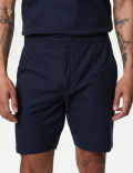 Pure Cotton Textured Shorts