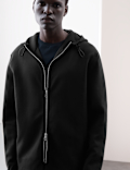 Cotton Rich Zip Up Hoodie