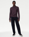 Pure Supima® Cotton Long Sleeve Polo Shirt