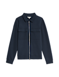 Cotton Rich Zip Jacket