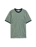 Pure Cotton Jacquard T shirt