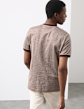 Pure Cotton Jacquard T shirt