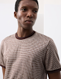 Pure Cotton Jacquard T shirt