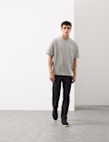 Cotton Rich Jacquard Scuba T-Shirt