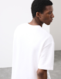 Cotton Rich Jacquard Scuba T-Shirt