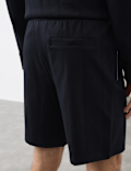 Regular Fit Cotton Rich Drop Needle Shorts