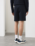 Regular Fit Cotton Rich Drop Needle Shorts
