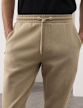 Regular Fit Cotton Rich Performance Cuffed Joggers