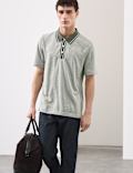 Modal Rich Tipped Soft Polo Shirt