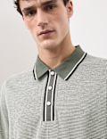 Modal Rich Tipped Soft Polo Shirt
