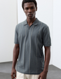 Supima&reg; Cotton Rich Striped Polo Shirt