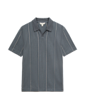 Supima&reg; Cotton Rich Striped Polo Shirt